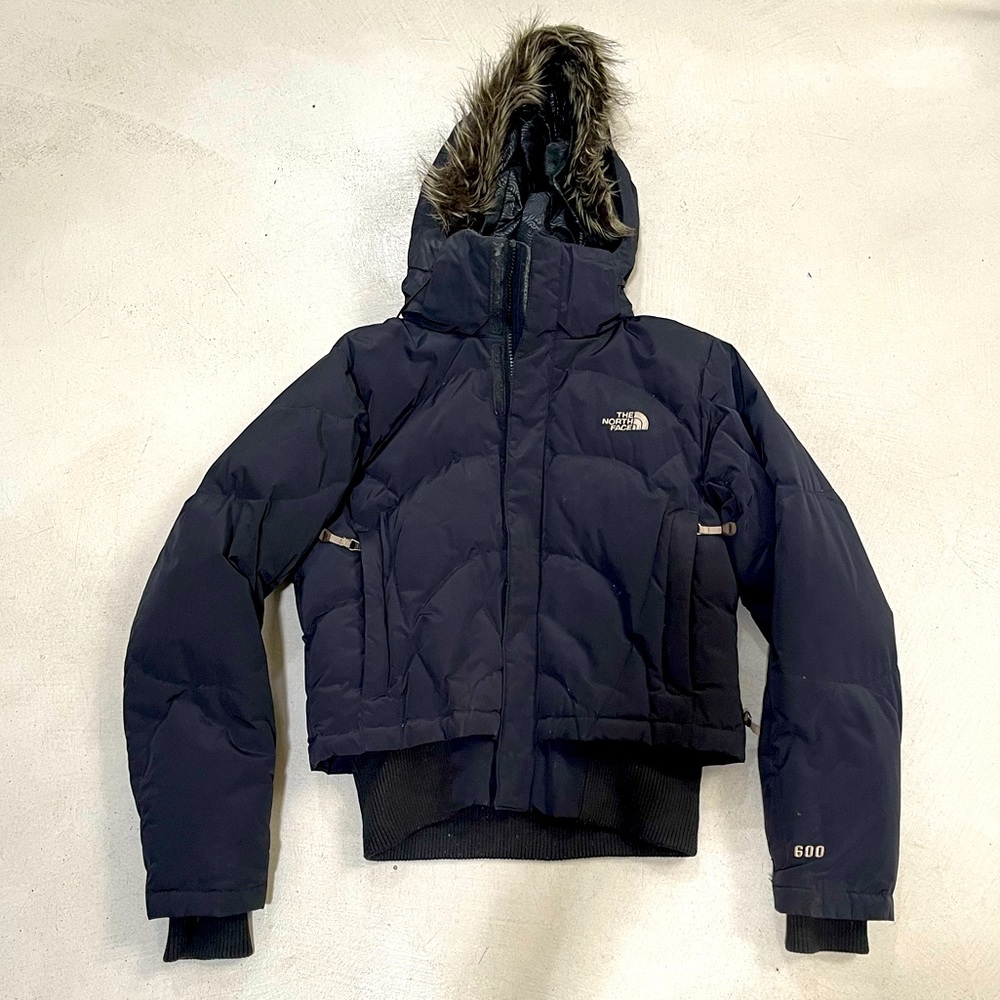 The North Face crop snow jacket